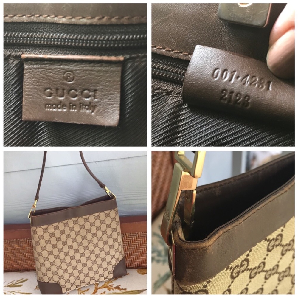 Gucci Brown canvas handbag - Picture 5 of 8